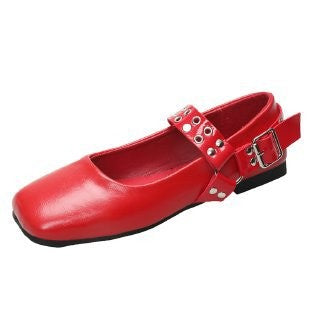 2025 Elegant Women Ballet Flats Shoes Shallow Mouth Autumn Loafers New Fall Retro Dress Lolita Tabis Shoes Zapatos De Mujer