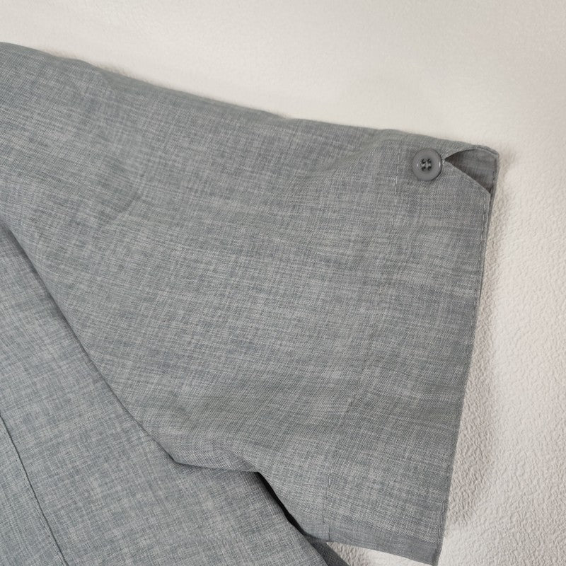 Summer Cotton Linen Shirts For Men Casual Short Sleeved Shirts Blouses Solid Turn-Down Collar Formal Beach Shirts Male Clothing