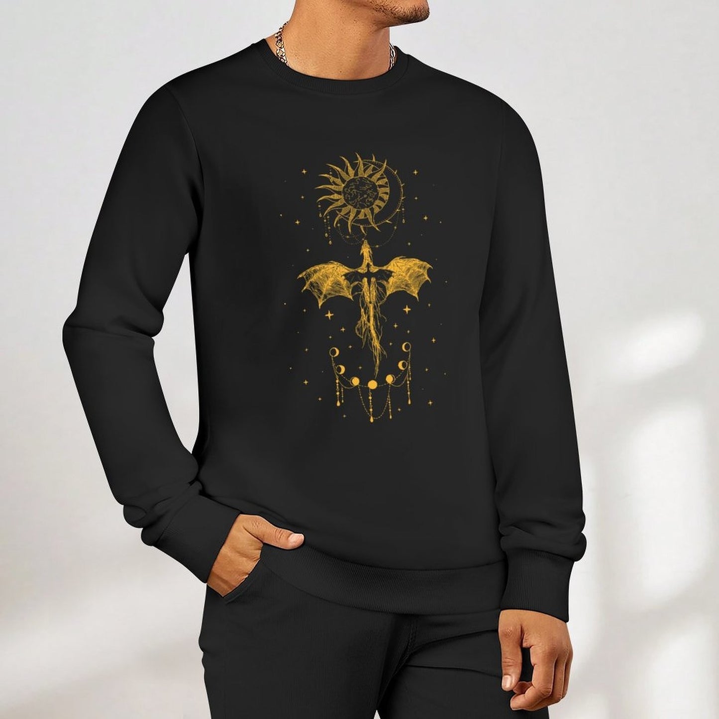 Iron Flame Dragon Rider Pullover men's sweat-shirt men's winter sweater men clothes blouse pullover