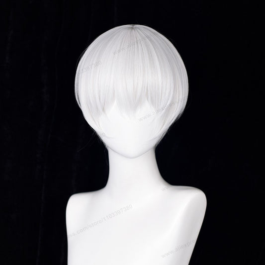 2B 9S Cosplay Synthetic Wig White Synthetic Women Man Wig Heat Resistant Hair High Quality Wigs
