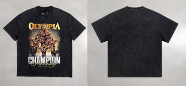 CBUM Workout Tshirt Gym Bodybuilding Men Clothing Oversized Sportwear Cotton US Sized Men Washed T-Shirts