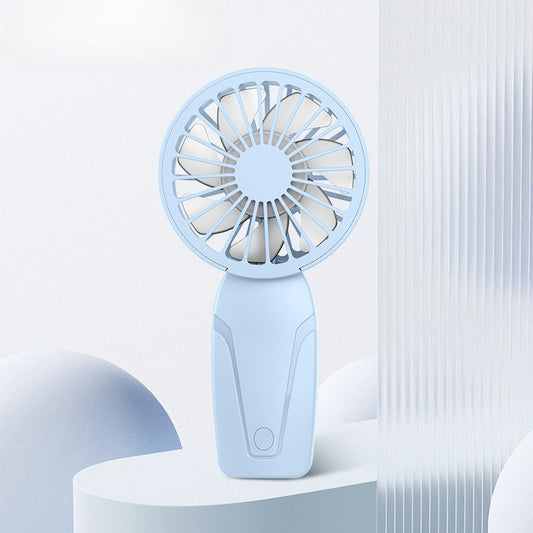 Portable Handheld Small Fan ABS Lightweight Cute Appearance USB Rechargeable Mini Fan for On Go Cooling Portable Mini Pocket Fan