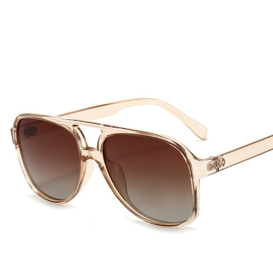 RUOBO Classic Brand Polarized Sunglasses For Men Women Vintage Oval Frame Goggle Driving Night Vision Eyewear UV400 Gafas De Sol