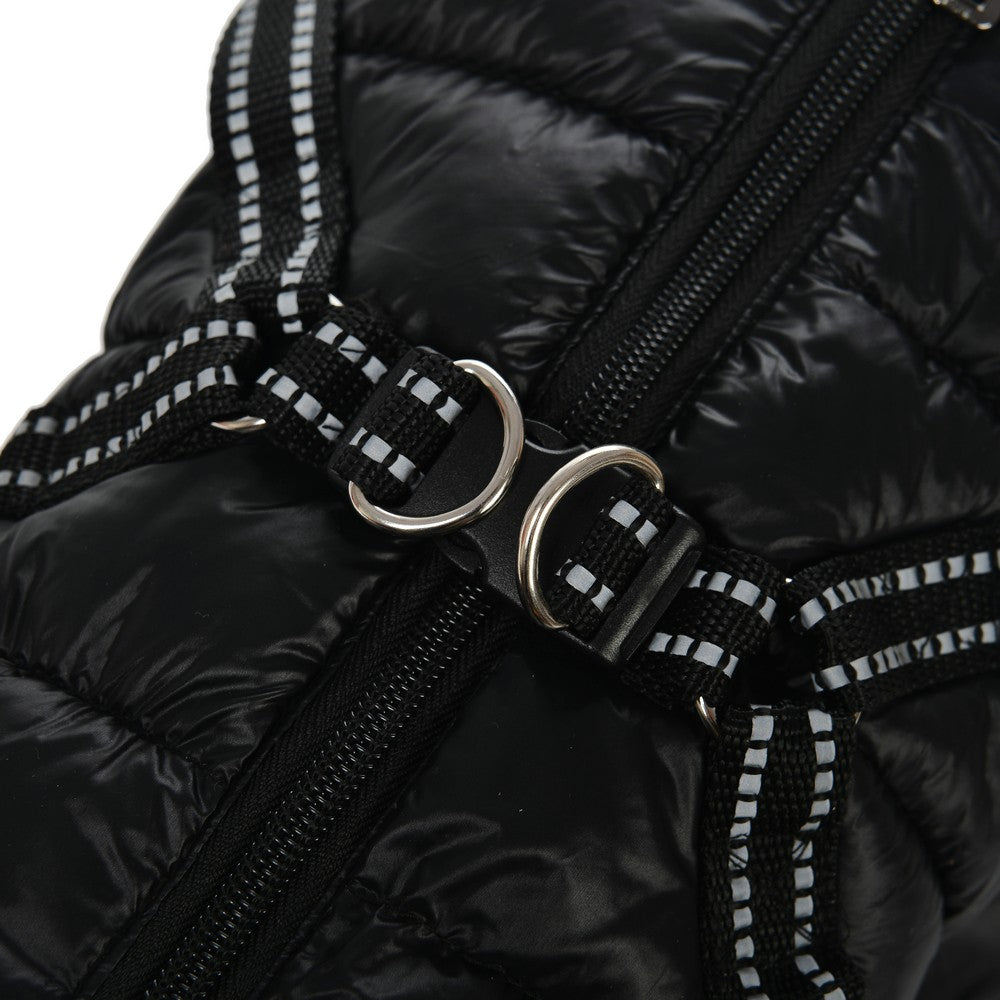 Dog Clothes Harness Winter Jacket Adjustable For Small Medium Dogs Cats Windproof Vest Waterproof Clothing Puppy Pet Jumpsuit