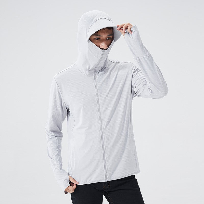 Summer UPF 50+ UV Sun Protection Skin Coats Men Ultra-Light Sportswear Hooded Outwear Men Windbreaker Casual Jackets