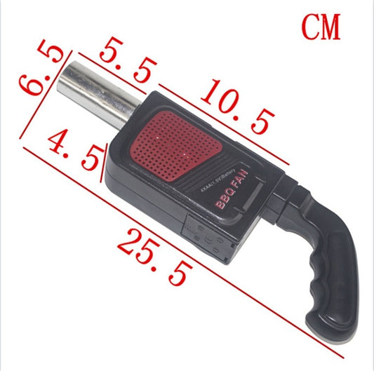 Handheld outdoor barbecue electric blower(no battery),portable carbon point assistant,camping and family gathering cooking tool
