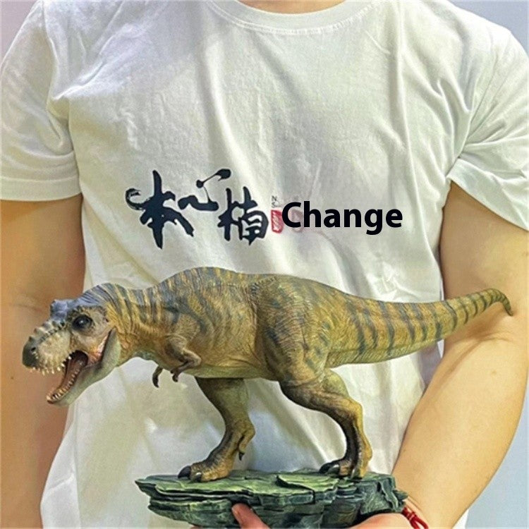 Tiranossauro Rex Eterno Rei Dinossauro Adulto e Infantil Modelo de Brinquedo Figura Enfeite de Mesa Coleção Presente de Festival Surpresa