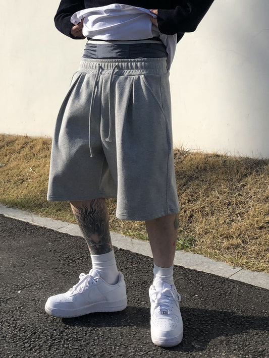 Men's summer Gym Fitness Loose Shorts Casual Street Hip Hop Workout Bodybuilding Breathable Short Pants Boardshorts Sweatpants
