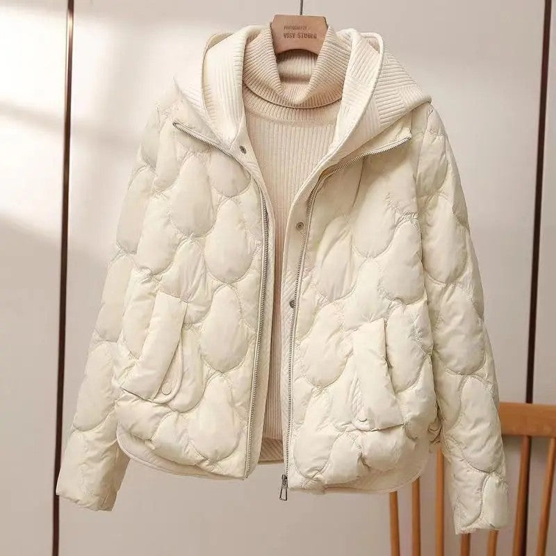 2024 Fashion Coats Korean Style Loose Cropped Coat Women Jacket Women Parkas Warm Puffer Jackets Casual Coat New Winter Clothes