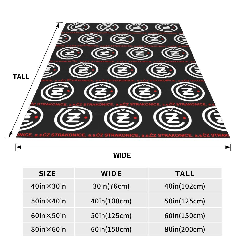 Ceska Zbrojovka CZ Blankets Flannel Sofa Throw Blanket Multi-function for Couch Bedding Outdoor Throws Bedspread Quilt