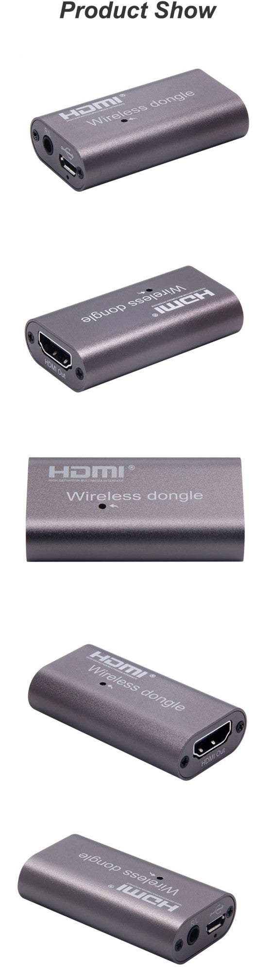 Wireless WiFi Display Adapter HDMI-compatible TV Stick Receiver Miracast Airplay Screen Mirroring for IOS Andriod Phone PC To TV