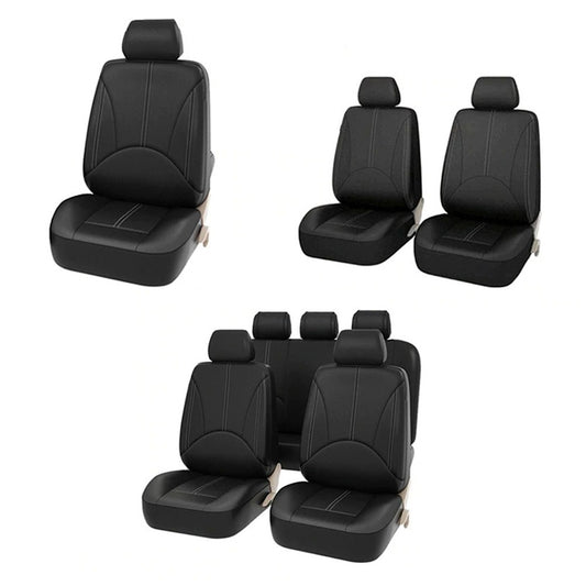 Universal PU Leather Car Seat Cover Set Seat Protector Auto Styling Accessories
