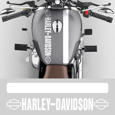 Vinyl Harley Davidson Sticker Logo Retro Motorcycle Tank Decal