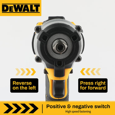 DEWALT DCF921 20V Brushless 1/2in Impact Wrench & Cordless Electric Drill - Variable Speed, Multifunctional Bare Tool