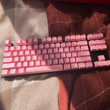 104 Teclas Universais para Teclado Mecânico Ergonômicas Teclas Vazias para Teclado Mecânico Cherry MX de Reposição Retroiluminadas