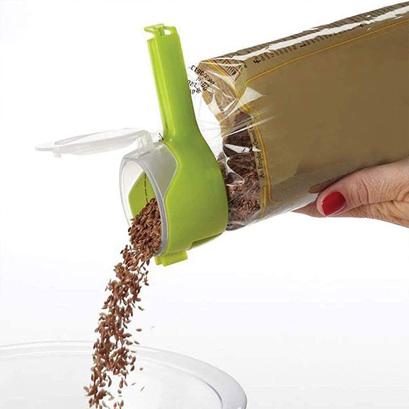 Snack Sealing Clip Plastic Fresh Keeping Sealer Clamp Food Saver Travel Kitchen Accessories Seal Food Storage Bag Clip