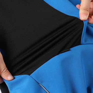 Arsuxeo Men Cycle Jacket Waterproof Windproof Thermal Fleece Bike Jersey MTB Bicycle Riding Running Autumn Winter Jacket Coat