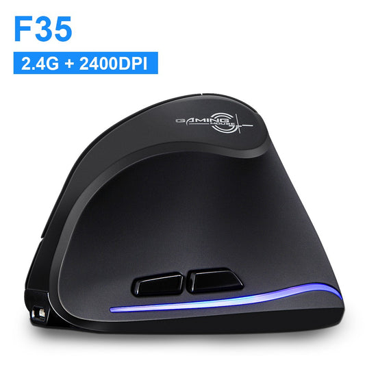 Lefon 2.4G Ergonomic Mouse Wireless Vertical Mouse Rechargeable Gaming Mice for PC Laptop MacOS Office F35C/F35B/F35 MODEL