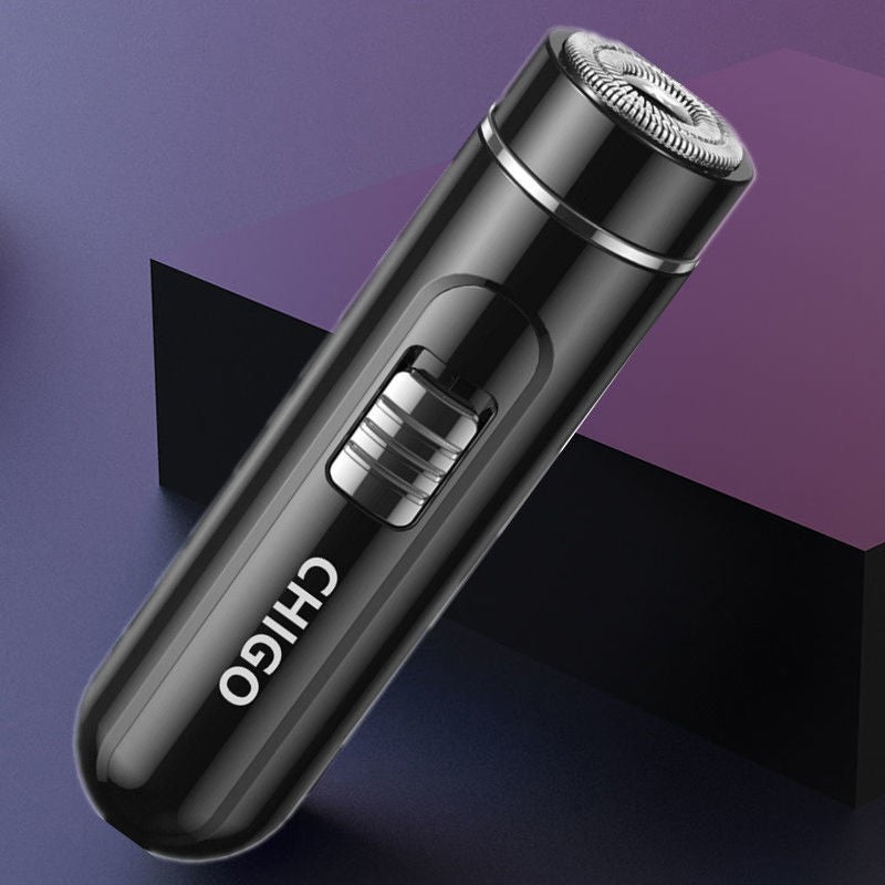 Compact and Convenient Men's Electric Shaver - USB Rechargeable, Wet & Wet, One Touch - Great for Home, Car and Travel!