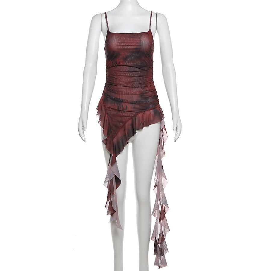Nibber 2024 Summer Sisters Party Gradient Retro Ruffles Sweet Gentle Sexy Hot Co