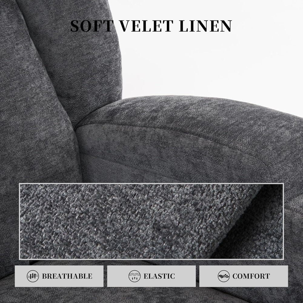 Power Lift Recliner Chair for Elderly with Massage and Heat, Recliner Chairs for Adults, Upgraded Fabric Reclining Sofa Chair wi