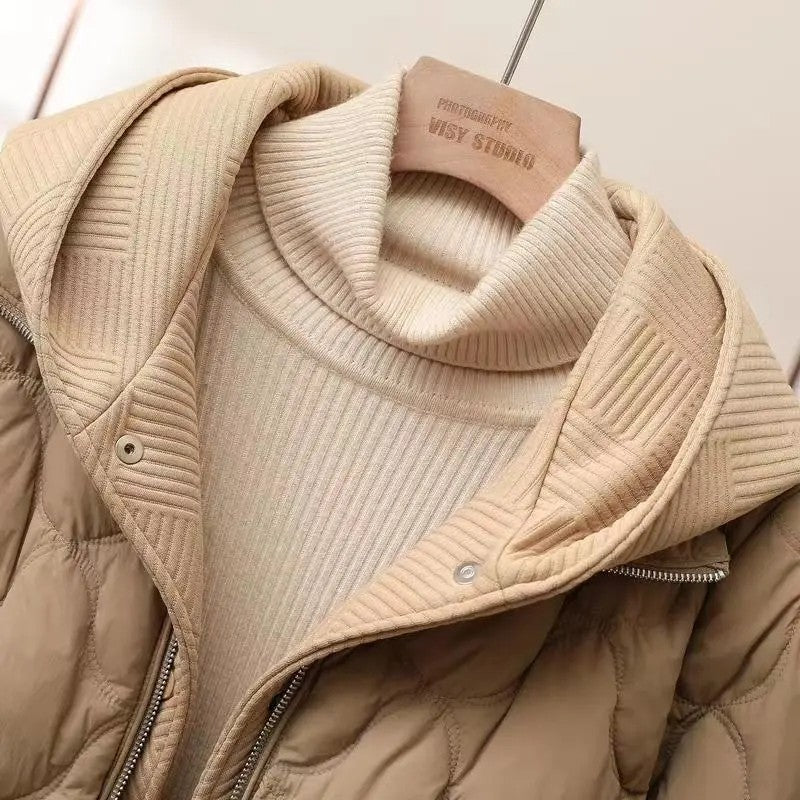 2024 Fashion Coats Korean Style Loose Cropped Coat Women Jacket Women Parkas Warm Puffer Jackets Casual Coat New Winter Clothes