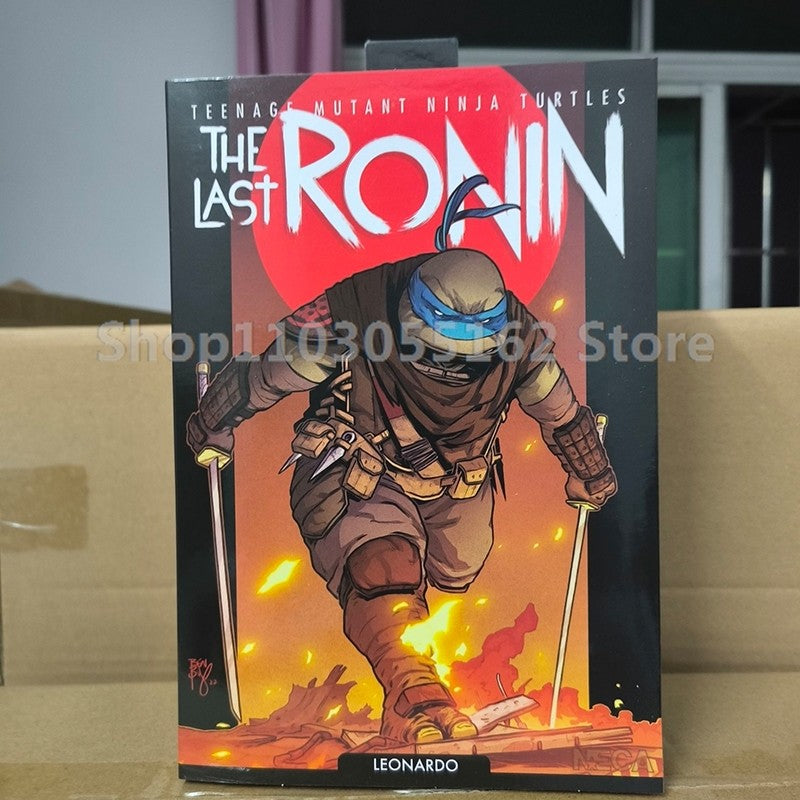 NECA The Last Ronin Leonardo Raphael Donatello Splinter Casey Jones Michelangelo Boneco de Ação Danificado em Batalha Brinquedos TMNT