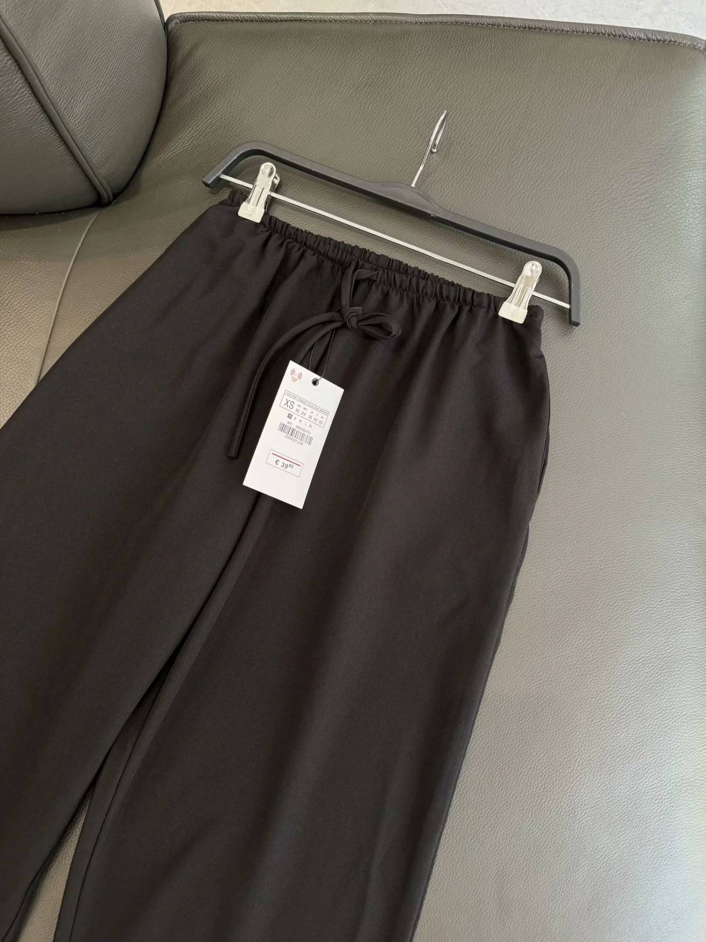 ZAPRHA Summer 2025 Women's Casual Pants Lightweight Draped Loose Fit Simple Sle Comfortable Loose Feeling Casual Trousers