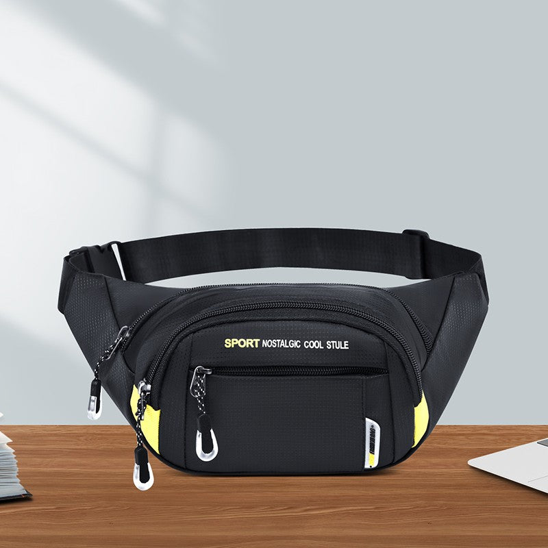 Unisex Mobile Waist Bag - Large Capacity, Water-Resistant, Durable for Work & Travel, Fashion Crossbody Pack Sports Bag