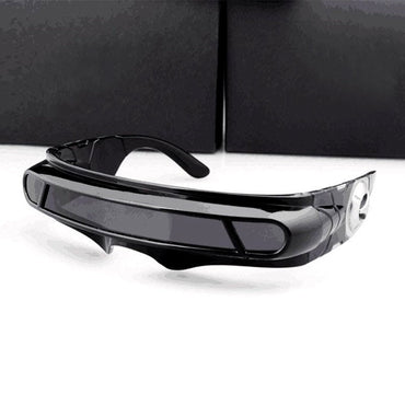 Polarized TR90 X-men Wrap Rectangle Sunglasses Men Women Special Memory Materials Laser Cyclops Travel Shield Punk Sun Glasses