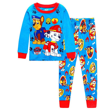 PAW Patrol Spring Autumn Long Sleeve Baby Boys Clothing Sets Children's Pajamas Girls Cartoon Sleepwear Set Home Clothes 2pcs