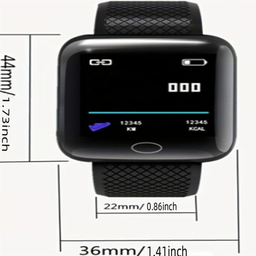 Smartwatch For Women Men Watches Heart Rate Monitor Electronic Fitness Smart Watch Calories Music Player 116Plus Y68 Bracelet