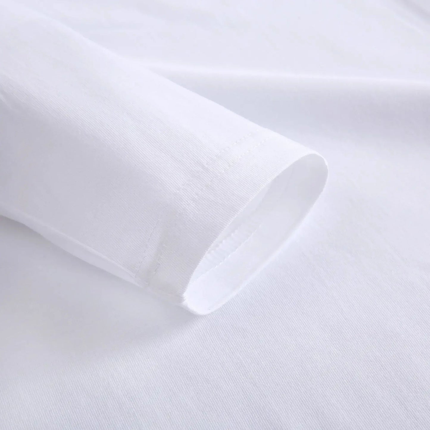 Heavy Cotton Men's Long Sleeve T Shirt Solid Color Cotton Bottom Shirt Half Sleeve 100% Cotton T Shirt Korean Tee