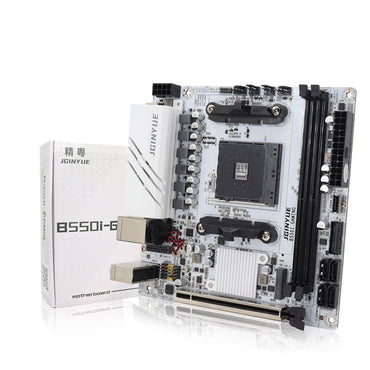 JINGYUE B550I GAMING Motherboard AM4 PCIe 4.0 Dual M.2 DDR4 Mini-ITX for AMD Ryzen 5000 4000 Gaming PC