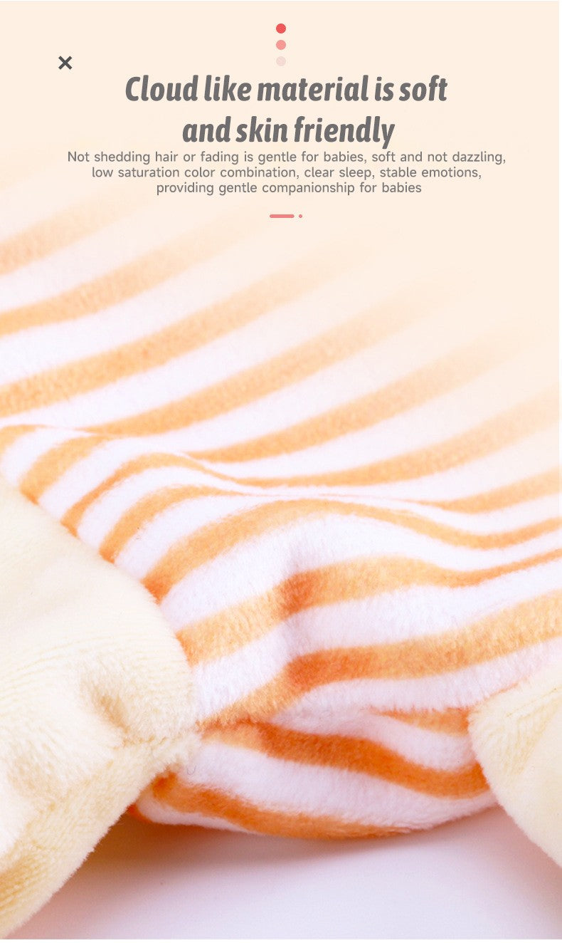 Baby Stroller Bed Hanging Bell Plush Toys Early Education Promote Children Color Cognition Sensory Plush Rattle Training Toys