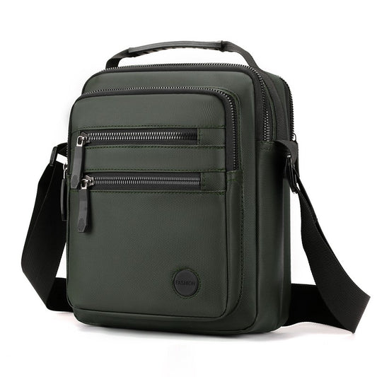 Fashionable Men's Crossbody Bag, Adjustable Shoulder Strap, Multiple Pockets, Business Bag, Commuting Bag, Daily Bag, Etc