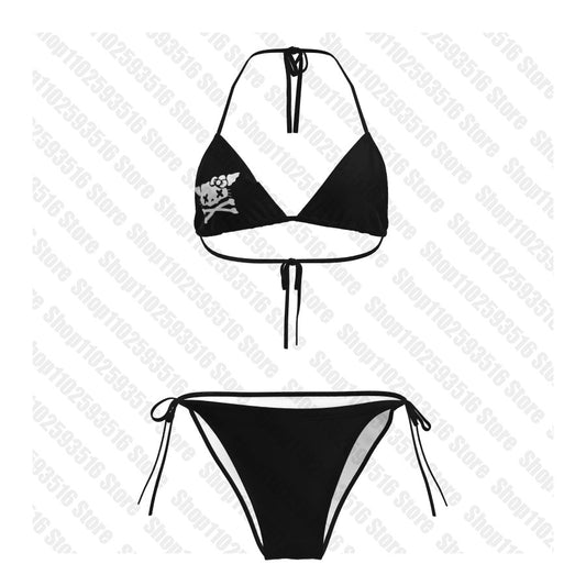 2025 Cute Women's Bikinis Sets Bikini Y2k Harajuku Graphic Woman Swimsuits Mini Sexy Punk Beach Swimwear Emo Trend Swimsuit Emo