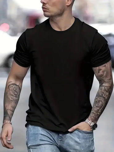 Cotton T Shirts men Five Half Sleeve Women Summer T-shirt Loose Short-sleeved Casual Basic Shirt O Neck Solid Color Oversize