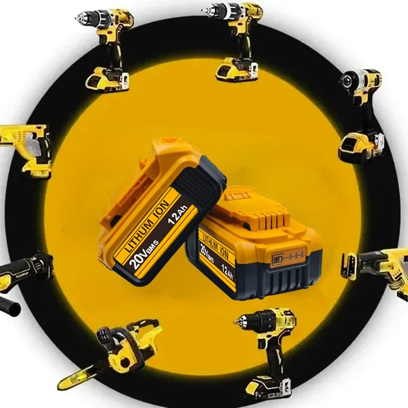 .para bateria de ferramenta recarregável Dewalt original 20V DCB206 DCB200 DCB201 18V 20V 6AH 8AH 12AH. Para bateria de ferramenta Dewalt 18V 20V.