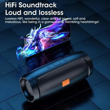 JBJ007 Bluetooth speaker, subwoofer, small outdoor portable stereo surround speaker, home smart Bluetooth wireless speaker
