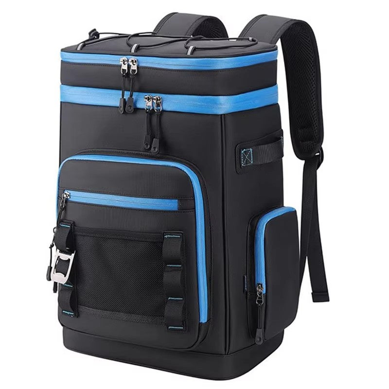 Waterproof Insulated Cooler Backpack 30L Large Capacity Lunch Food Box Durable Camping Fishing Pack Outdoor Travel Picnic Bag