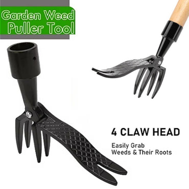 Allsome Claw Weeder the Stand Up Weed Puller Tool Root Remover Replacement Foot Garden Pedal Metal Outdoor