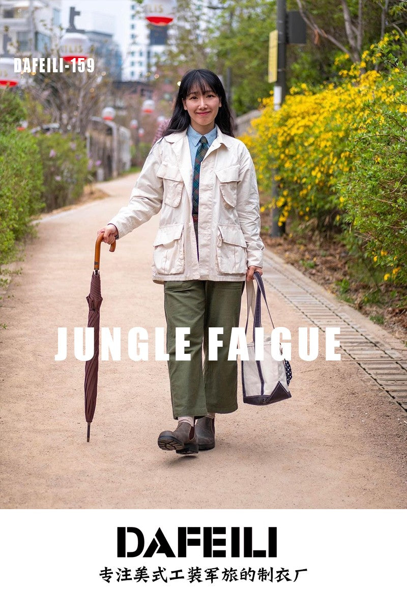 Og 107 ripstop slant pocket jungle fatigue m65 field women m43 Cargo m51 air force army coat cotton utility Bdu jacket for men
