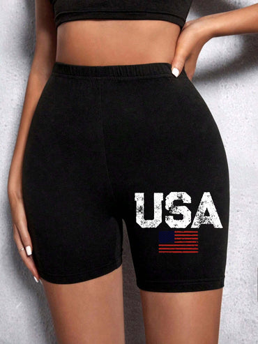 Summer Womens Sports Shorts New York The Emipure City Letter Printing Fitness Short Pantsstretch Thin Soft Female Sport Swear