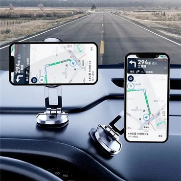 Car Mobile Phone Holder Folding Magnet Cell Phone Stand in Car GPS Support For iPhone Xiaomi 360° Rotatable Mount