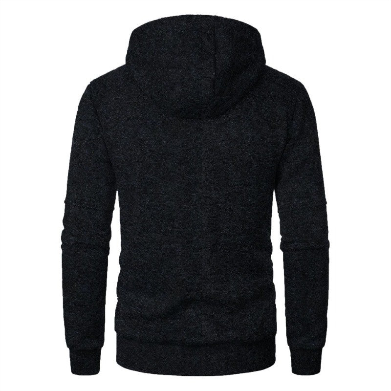 New Streetwear Men's Long Sleeve Sweatshirts for Men Zipper Hooded Oversize Winter Warm Jacket Coat Outdoor Tracksuit Men
