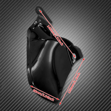 Motorcycle ABS Saddle Shields Air Heat Deflector Bright Black For Harley Softail Fat Boy Breakout Slim Street Bob 2018-2022
