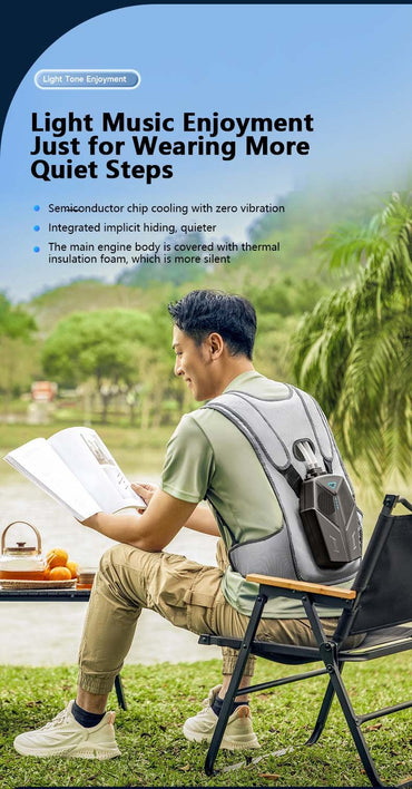 Water Cooled Cooling Vest , Portable Cooling, Wearing Air Conditioning Clothes, Cooling vest For Climbing Fishing