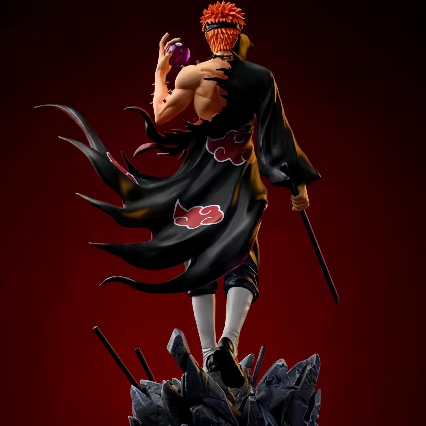 Estatuetas de Anime Naruto de 23cm/9in, Estatueta de Pain, Coleção de Estátuas em PVC, Brinquedos de Modelo, Presentes