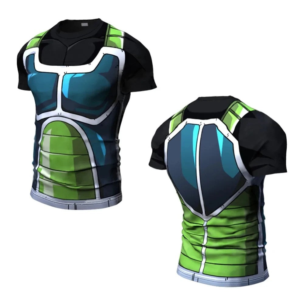 2024 New Summer Cosplay Printed Clothing Running T Shirt Men O-Neck Cartoon Bodybuilding Sport Shirts Tops Gym Kids T Shirt ?
